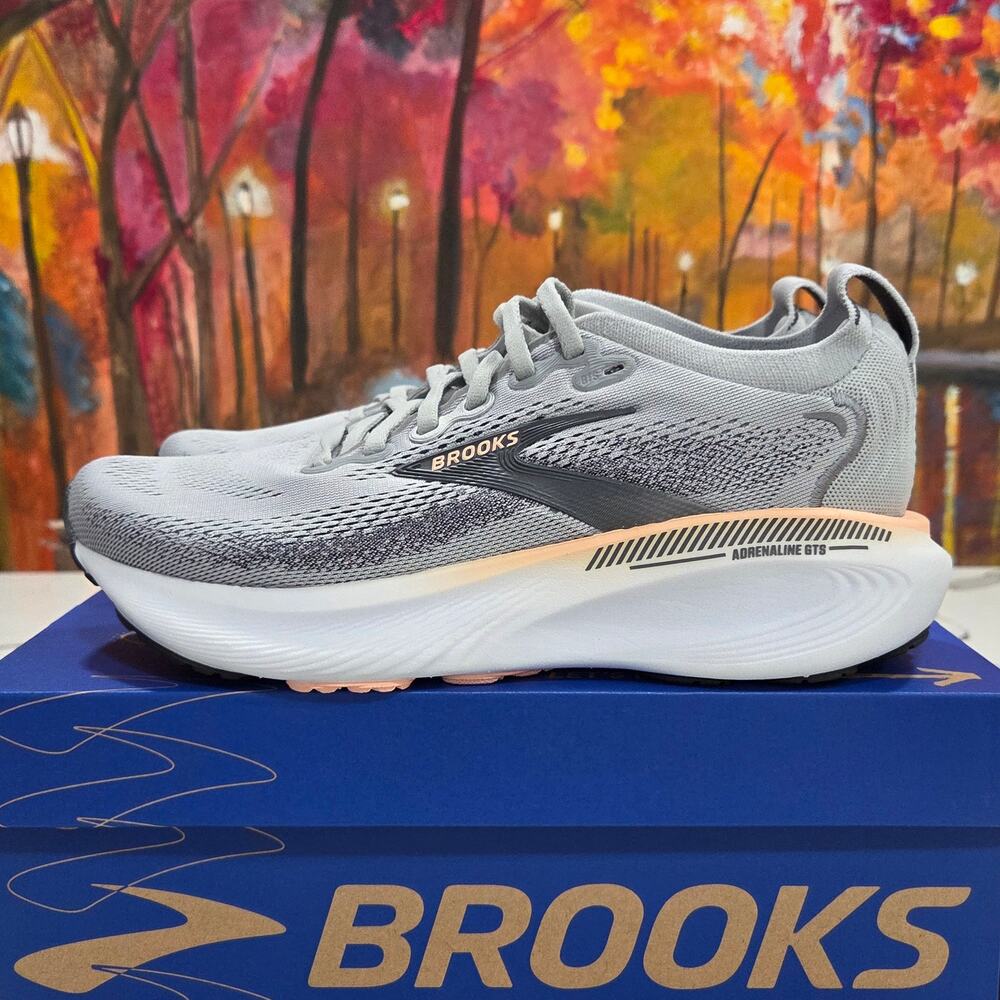 Brooks Adrenaline GTS 25 Grey Coral Size 8, 8.5 Women's Running 120443 1B 032 - Picture 2 of 7